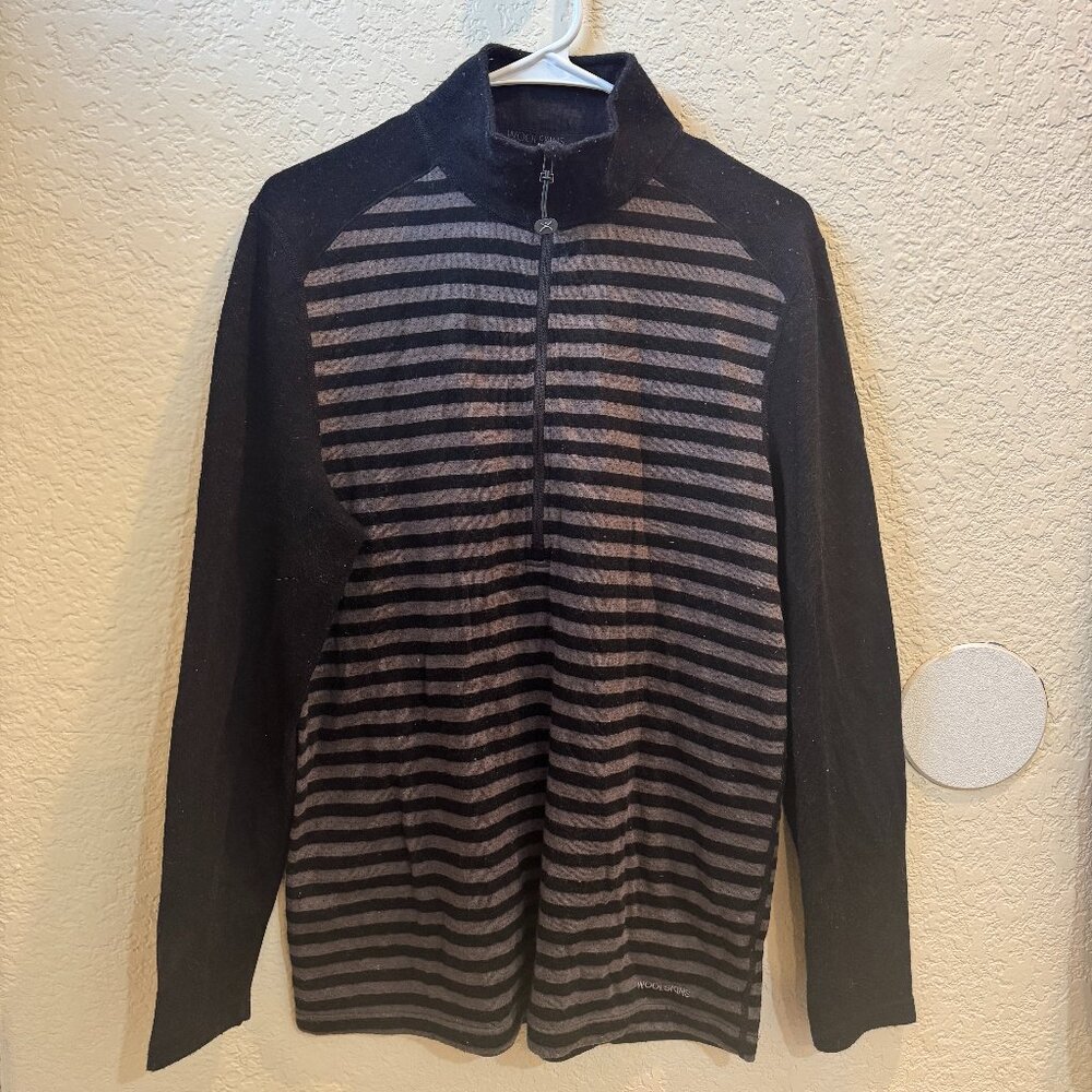 Merino Wool Half Zip Long Sleeve